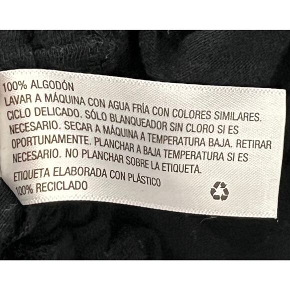 Universal Thread Black Cinched Sides Cropped Short Sleeve Top Reg Size Medium - Picture 5 of 6